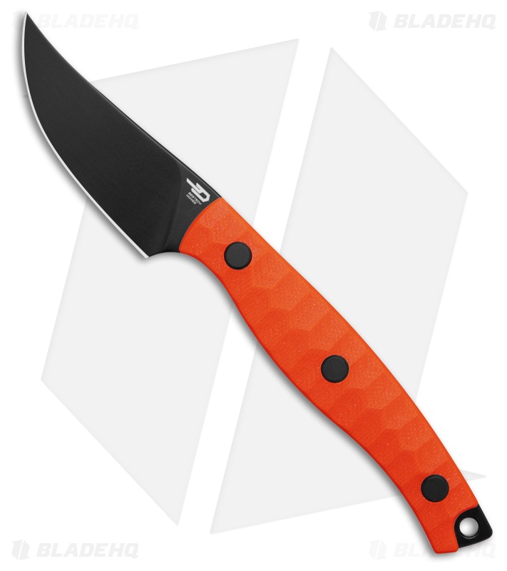 Bestech Heidi Blacksmith #3 Fixed Blade Knife Orange G-10