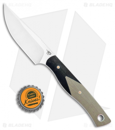 Bestech Knives Heidi Blacksmith Fixed Blade Knife Beige G-10 (3.1" Satin) 