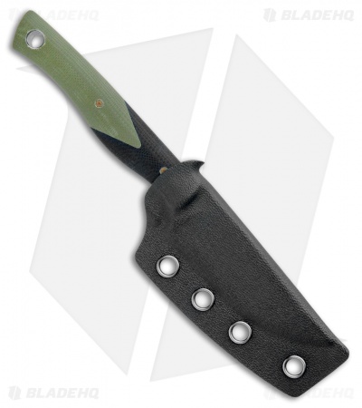 Bestech Knives Heidi Blacksmith Fixed Blade Knife OD Green G-10 (3.1" Satin) 