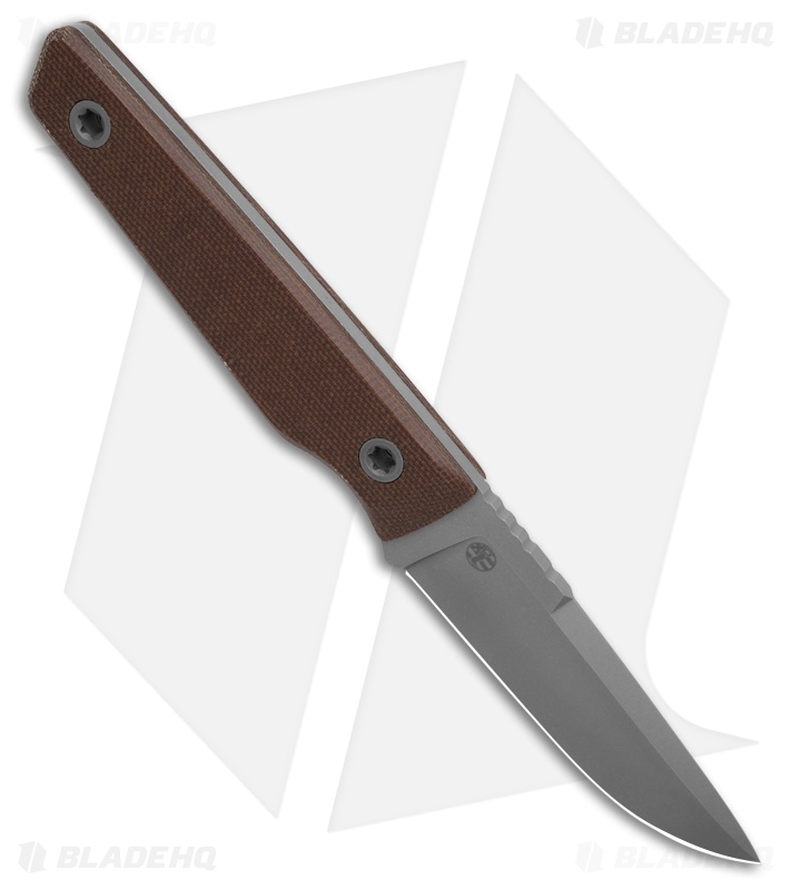 Big Idea Design Signal Fixed Blade Knife Natural Micarta (3.3" Stonewash)