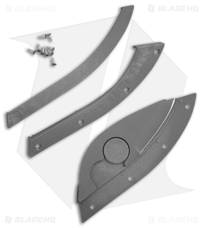 Bill Blade Hat Knife Fixed Blade (1.8" Gray) 001GY