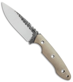 Black Dragon Forge D13 Fixed Blade Knife Tan G-10 (3.8" Satin)