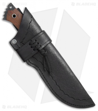 Black Dragon Forge D2 Fixed Blade Knife Natural Micarta (4.8" Satin)