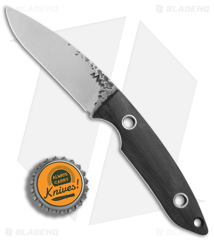 Black Dragon Forge Tactical Neck Knife Fixed Blade (3.0" Satin)