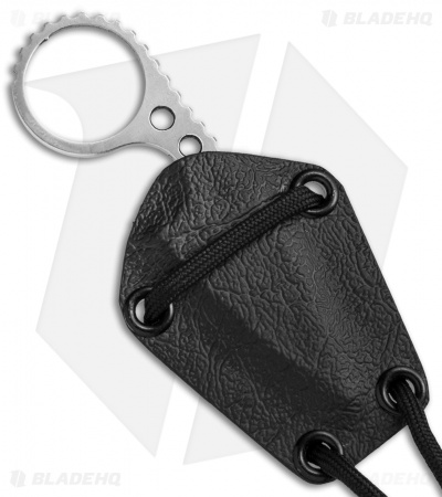Black Dragon Forge V1 Skull Necker Fixed Blade Knife (2" Satin)