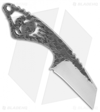 Black Dragon Forge V3 Skull Necker Fixed Blade Knife (1.8" Satin)