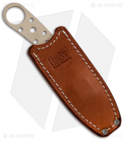 BlackJack Knives Model 155 Tan Neck Knife Fixed Blade (3" Tan)