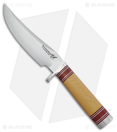 BlackJack Classic Model 127 Fixed Blade Knife Antique Ivory Micarta (6" Satin)