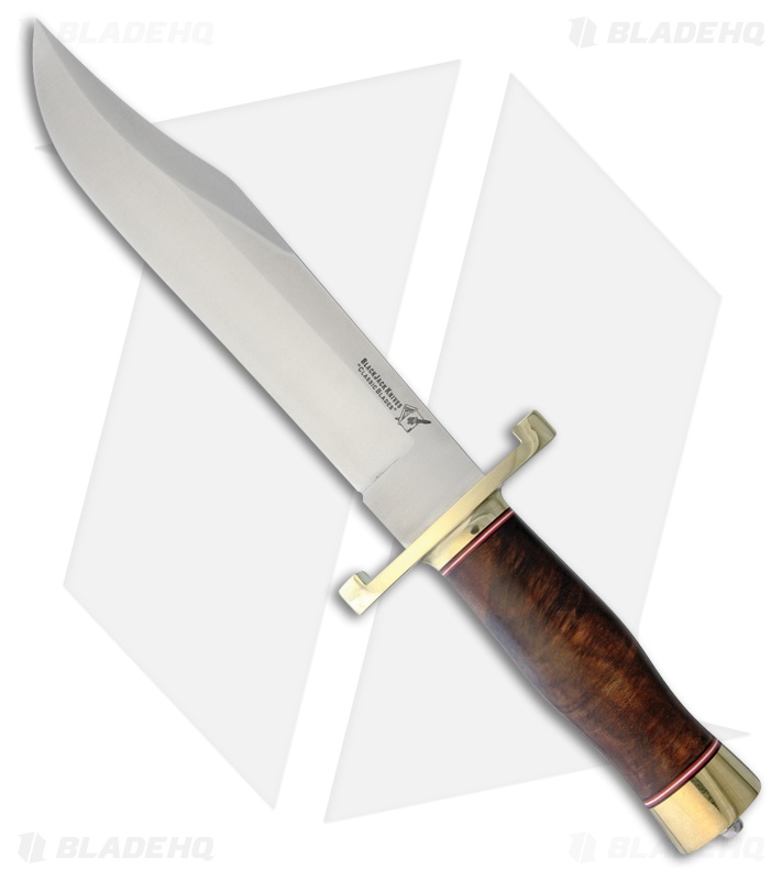 BlackJack Classic Model 129 Bowie Fixed Blade Knife Turkish Walnut (9.25" Satin)