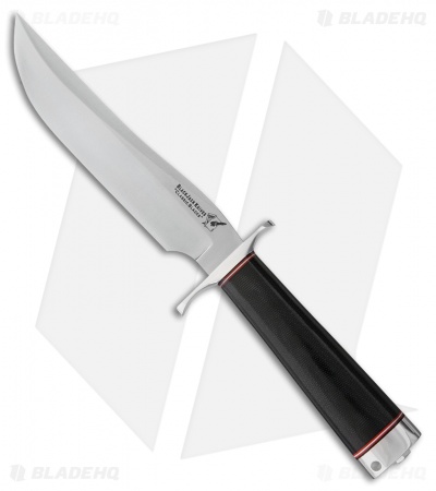 BlackJack Classic Model 3 Fixed Blade Knife Black Micarta (7" A-2 Satin)