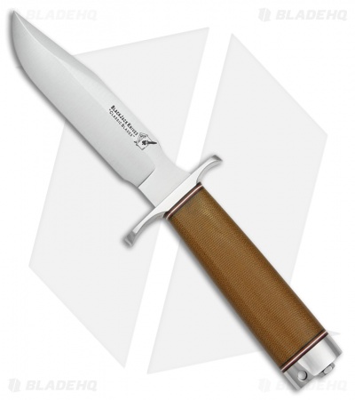 BlackJack Classic Model 5 Fixed Blade Knife Natural Micarta (5.5" A-2) 
