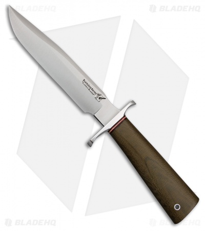 Blackjack Classic Model 7 Fixed Blade Knife Green Micarta (7" Satin A2) 