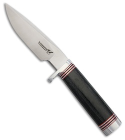 BlackJack Knives Classic Model 124 Fixed Blade Knife Black
