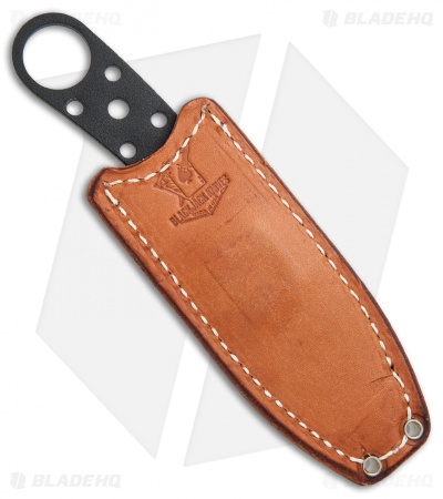 BlackJack Knives Model 155 Black Neck Knife Fixed Blade (3" Black)