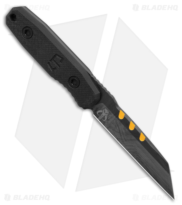 Blackside Customs Americana Covert Bounty Hunter Fixed Blade Black G10 (3.375)