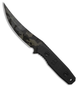 Blackside Customs CAT-5 Fixed Blade Knife Black Multicam G10 (5.00" Camo)