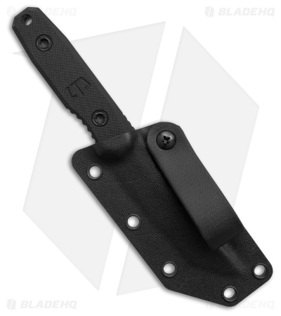 Blackside Customs Kimura Covert Bounty Hunter Fixed Blade Black G-10 (4.25")
