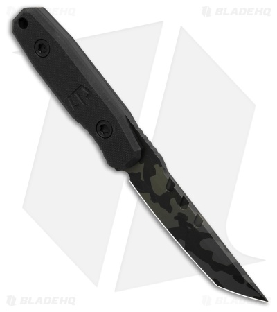 Blackside Customs Kimura Covert Fixed Blade Knife Black Multicam G-10 (4.25")