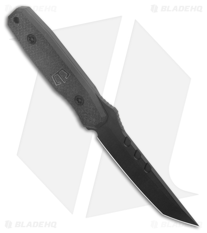Blackside Customs Kimura Fixed Blade Knife Black G-10 (4.25" Black MagnaCut)