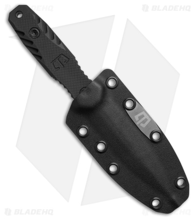 Blackside Customs Phase 7 Fixed Blade Knife Black Aluminum (3.6" Gray Camo)