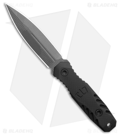Blackside Customs Phase 7 Fixed Blade Knife Black Aluminum (3.6" Gray Camo)