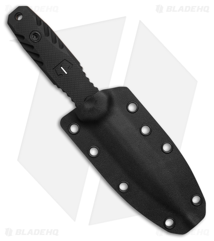 Blackside Customs Phase 7 Fixed Blade Knife Black Al/Tritium Inlay (3.6" Camo)
