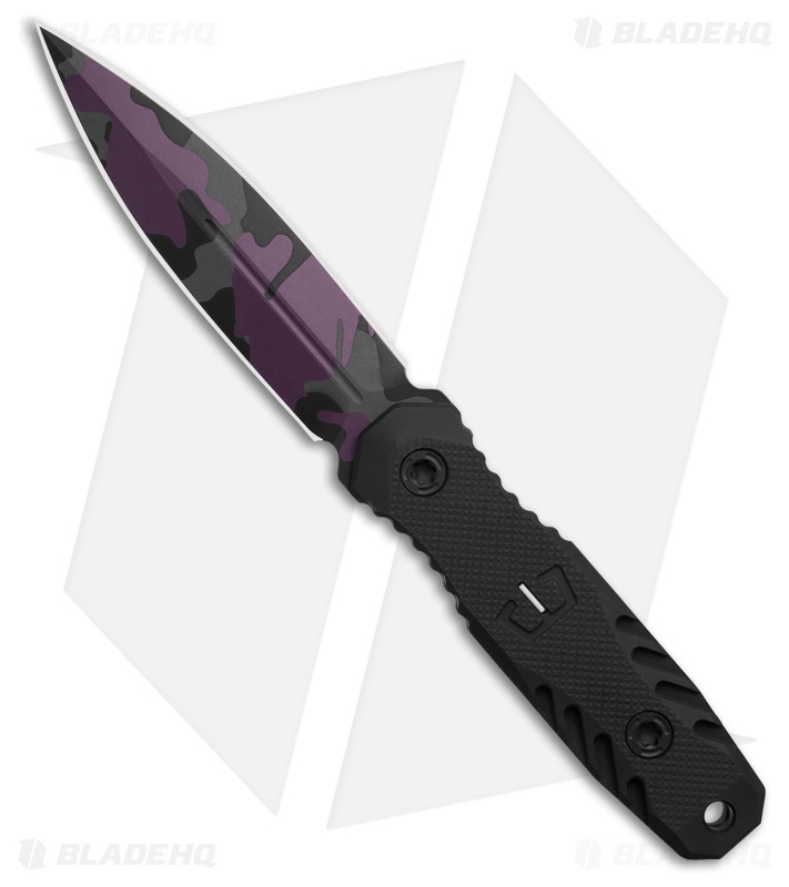 ダーマ.CQT.CQ 4+ Blackside Customs Phase 7 Knife Black Al Purple Multicam