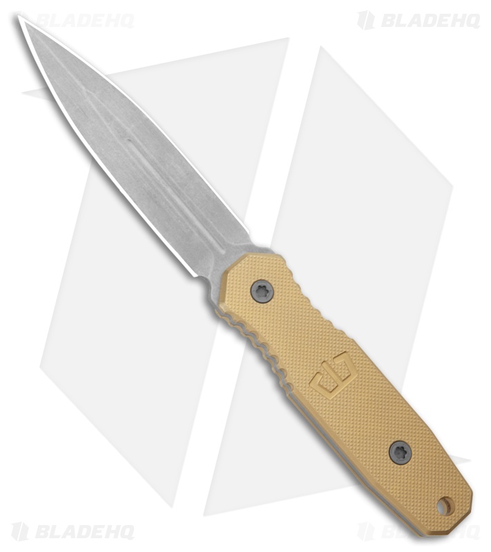 デトダーマ SP F3 Blackside Customs Phase 7SDM Fixed Blade Knife Brass SW