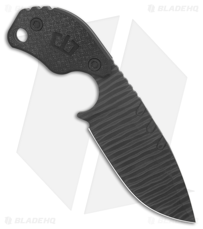 Blackside Customs SLCC Fixed Blade Knife Black G-10 (4.38" Flamed Titanium)