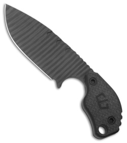 Blackside Customs SLCC Fixed Blade Knife Black G-10 (4.38" Flamed Titanium)