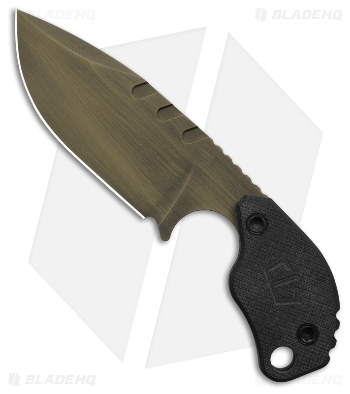 Blackside Customs SLCC Fixed Blade Knife Black G-10 (4.38" MagnaCut)