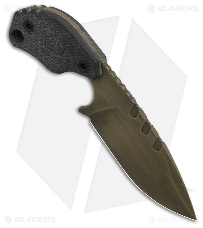 Blackside Customs SLCC Fixed Blade Knife Black G-10 (4.38" MagnaCut)