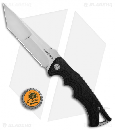 Brian Tighe & Friends Tighe Fighter Large Tanto Fixed Blade CF (4.9" Hand Satin)