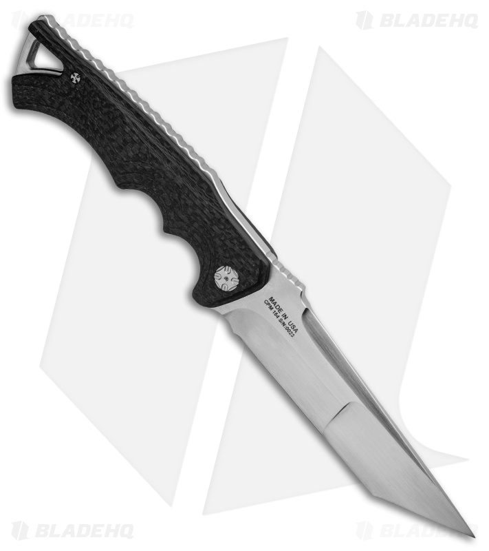 Brian Tighe & Friends Tighe Fighter Large Tanto Fixed Blade CF (4.9" Hand Satin)