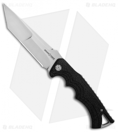 Brian Tighe & Friends Tighe Fighter Large Tanto Fixed Blade CF (4.9" Hand Satin)