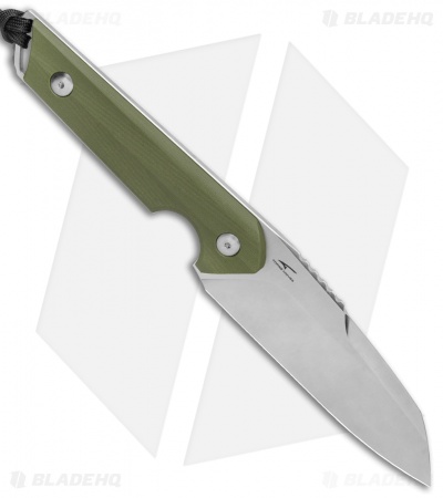 CIVIVI Kepler Fixed Blade Knife OD Green G-10 w/Lanyard (4.5" Satin)