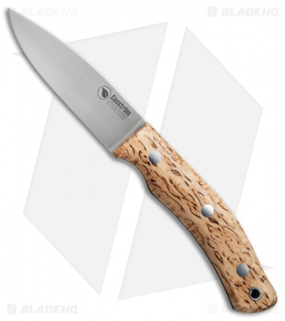 Casstrom No. 10 SFK Fixed Blade Knife Stabilized Curly Birch (3.75" Satin)