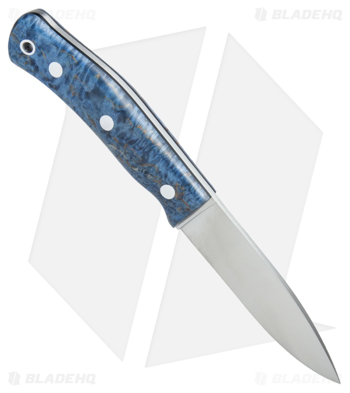 Casstrom No. 10 SFK Fixed Blade Knife Blue Birch (4