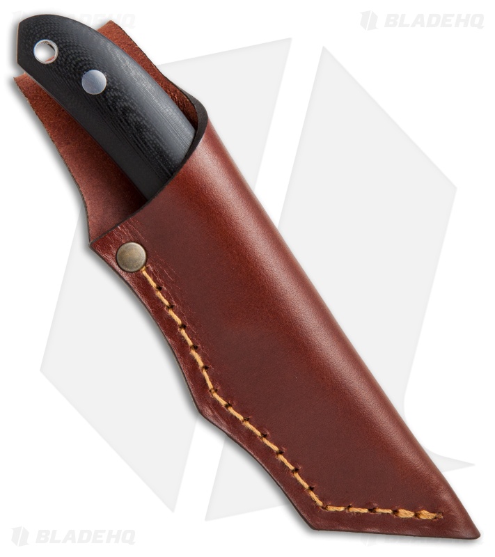 Casstrom Safari Mini Hunter Fixed Blade Knife Black G-10 (2.5" Satin)