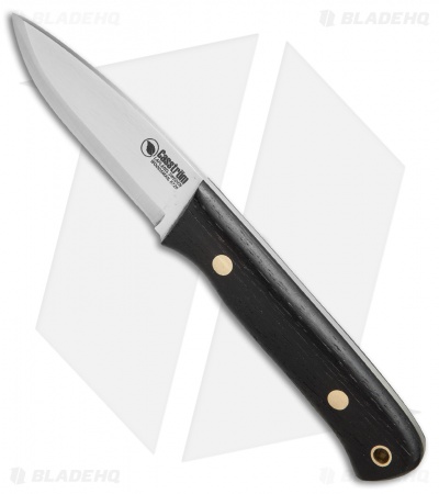 Casstrom Woodsman Fixed Blade Knife Bog Oak W/Steel Striker (3.4" Satin)