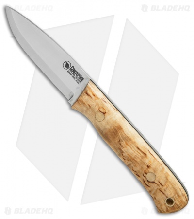 Casstrom Woodsman Fixed Blade Knife Curly Birch (3.375" Satin)