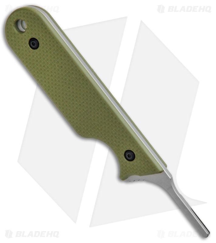 Civilware IBK (Interchangeable Blade Knife) Fixed Blade OD Green G-10 (3" Satin)