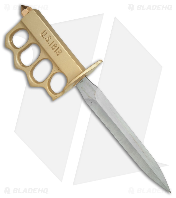 Combat Ready 1918 WWI Trench Fixed Blade Knife (6.875" Satin Dull) CO032