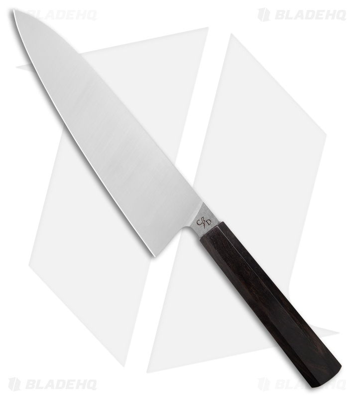 Corey Dunlap Inazuma Wa-Chef Kitchen Knife Ebony Wood (8.75" Satin)