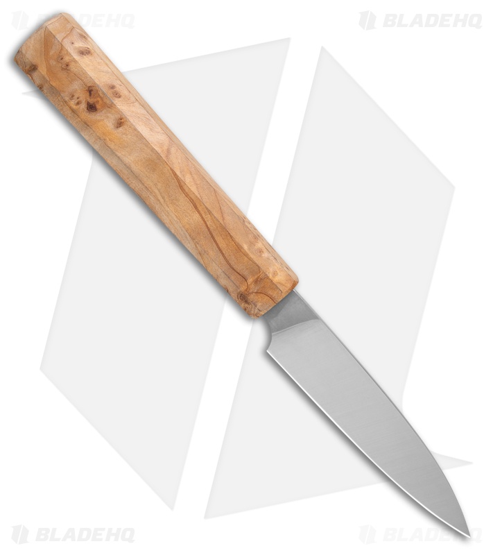 Corey Dunlap Inazuma Wa-Paring Knife Thuya Burl (4" Satin)