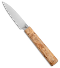 Corey Dunlap Inazuma Wa-Paring Knife Thuya Burl (4" Satin)