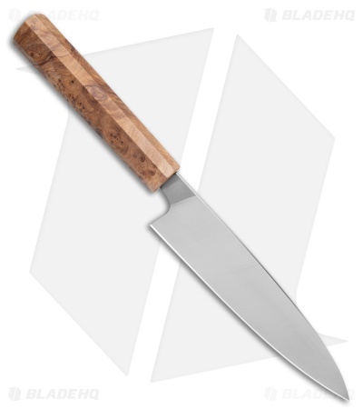 Corey Dunlap Inazuma Wa-Petty Kitchen Knife Thuya Burl (6.3" Satin)