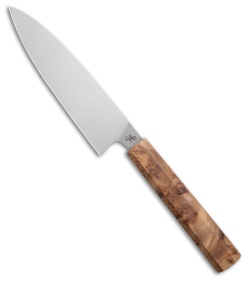 Corey Dunlap Inazuma Wa-Petty Kitchen Knife Thuya Burl (6.3" Satin)