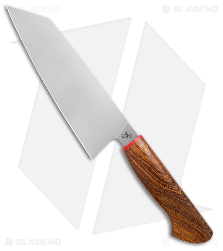 Corey Dunlap Inazuma Western Bunka Kitchen Knife Ironwood (7.5" Satin)
