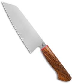Corey Dunlap Inazuma Western Bunka Kitchen Knife Ironwood (7.5" Satin)